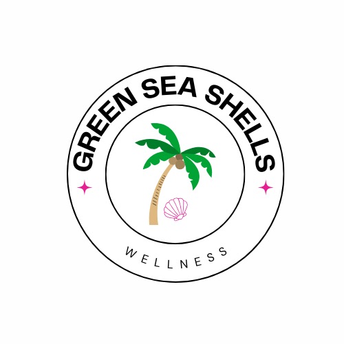 green-sea-shells